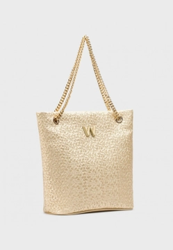 TOREBKA DAMSKA TYPU SHOPPER Z TŁOCZONYM WZOREM WONDERS WB-51008