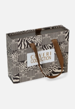 SZAL DAMSKI Z WZOREM W SERDUSZKA COVERI COLLECTION 252102