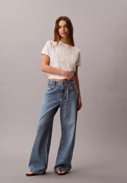 SPODNIE DAMSKIE JENS LOW RISE BAGGY CALVIN KLEIN LV047E753G