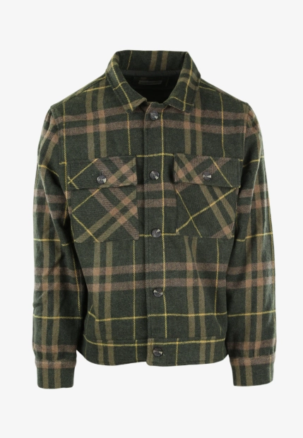 KURTKA KOSZULOWA MĘSKA Z DOMIESZKĄ WEŁNY I WISKOZY CONSENSO 4752725