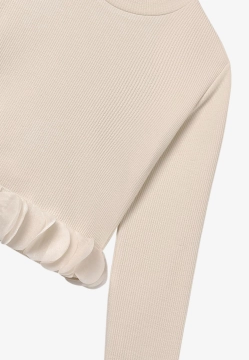 BLUZKA DZIEWCZĘCA Z PŁATKAMI MAYORAL 7030