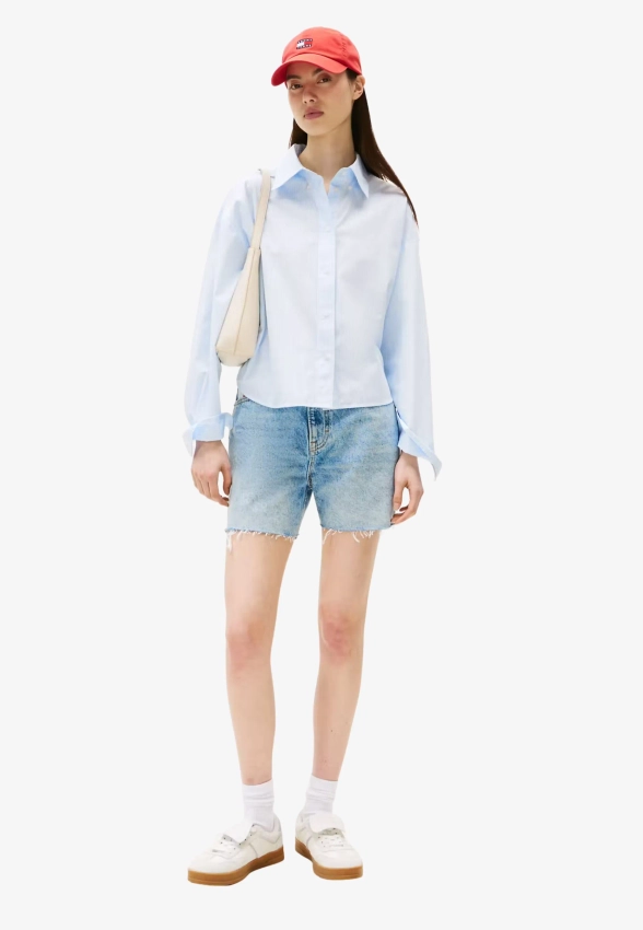 KRÓTKA KOSZULA DAMSKA TOMMY JEANS DW0DW21400