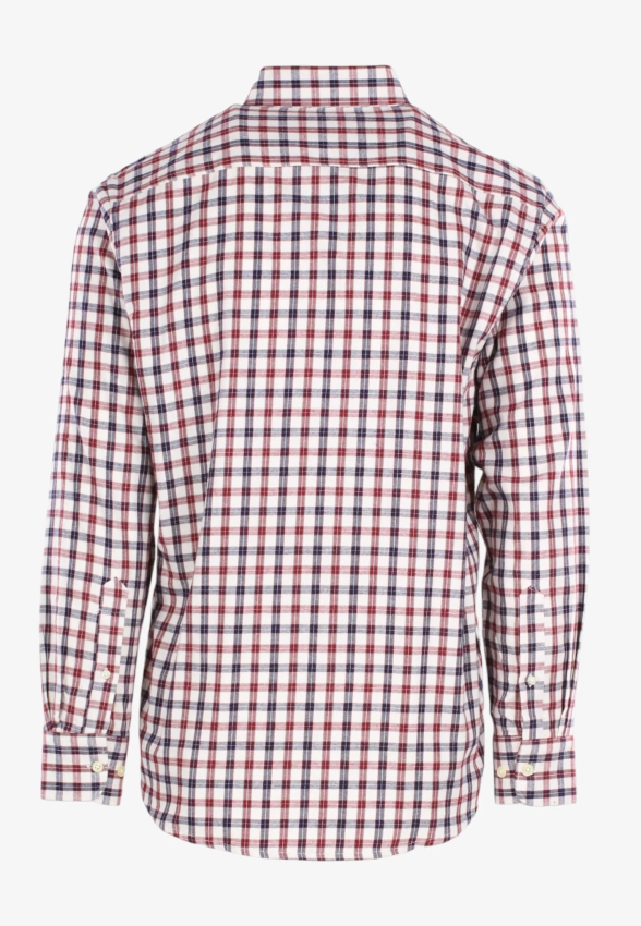 BAWEŁNIANA KOSZULA MĘSKA Z DŁUGIM RĘKAWEM W KRATĘ ASCOT SPORT 15284209