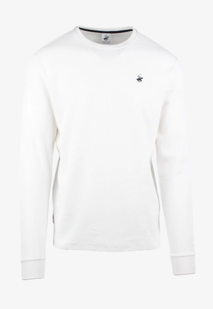 T-SHIRT MĘSKI Z DŁUGIM RĘKAWEM BEVERLY HILLS POLO CLUB TS417034