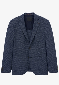 JEDNORZĘDOWA MARYNARKA MĘSKA JERSEY BUGATTI 19250 198133