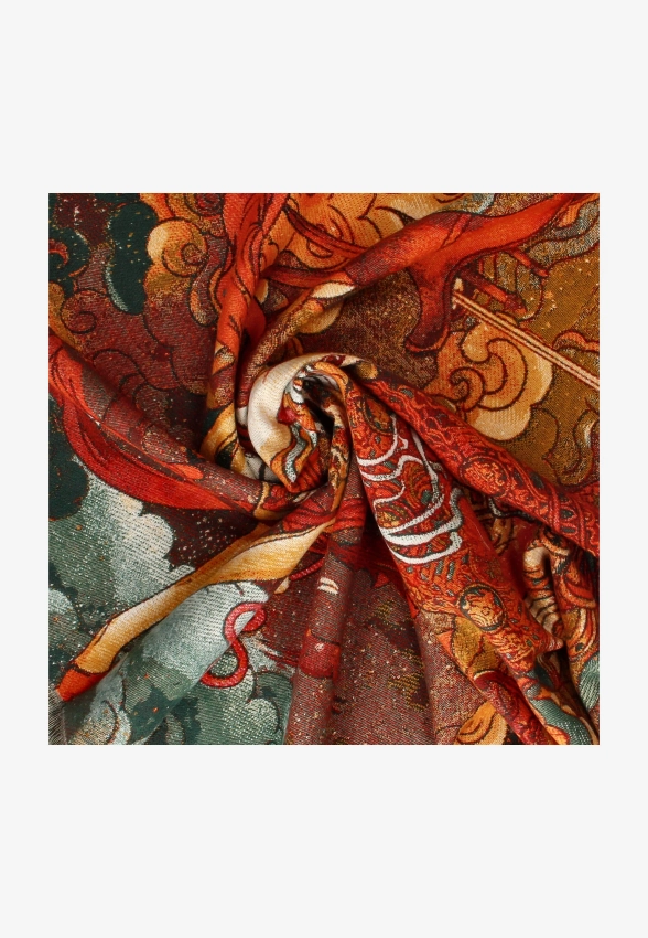 SZAL DAMSKI Z MIESZANKI WISKOZY COVERI COLLECTION 253117