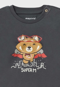 T-SHIRT NIEMOWLĘCY Z DŁUGIM RĘKAWEM MAYORAL 2025