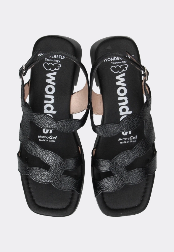 SKÓRZANE SANDAŁY DAMSKIE WONDERS D-1020