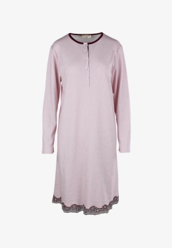 BAWEŁNIANA KOSZULA NOCNA OZDOBIONA KORONKĄ PRIMA ROSA 888 4 PR