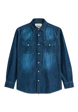 JEANSOWA KOSZULA MĘSKA MCS 3MSH203-05604