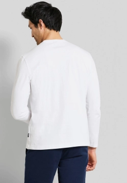 T-SHIRT MĘSKI Z DŁUGIM RĘKAWEM BUGATTI 8330 55010A