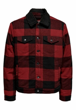 PRZEJŚCIOWA KURTKA MĘSKA ZE SZTUCZNYM KOŻUCHEM ONLY&SONS 22023526