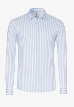 KOSZULA MĘSKA W PASKI Z DŁUGIM RĘKAWEM DESOTO 92028-3