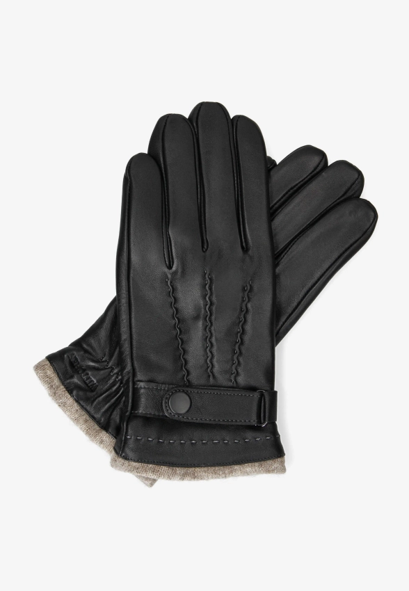 SKÓRZANE RĘKAWICZKI WITTCHEN Z WEŁNĄ 44-6L-037-19