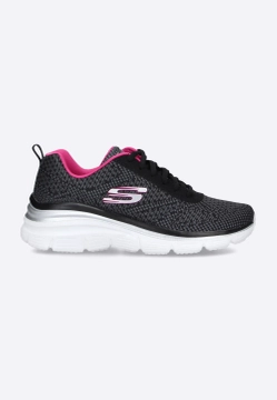 SNEAKERSY DAMSKIE SKECHERS 12719BKHP