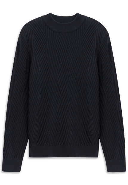 SWETER MĘSKI Z DOMIESZKĄ WEŁNY BUGATTI 7700 85542D