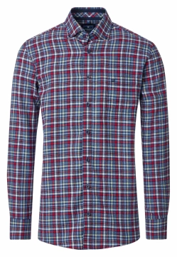 KOSZULA MĘSKA Z DŁUGIM RĘKAWEM W KRATĘ REDMOND 252075111