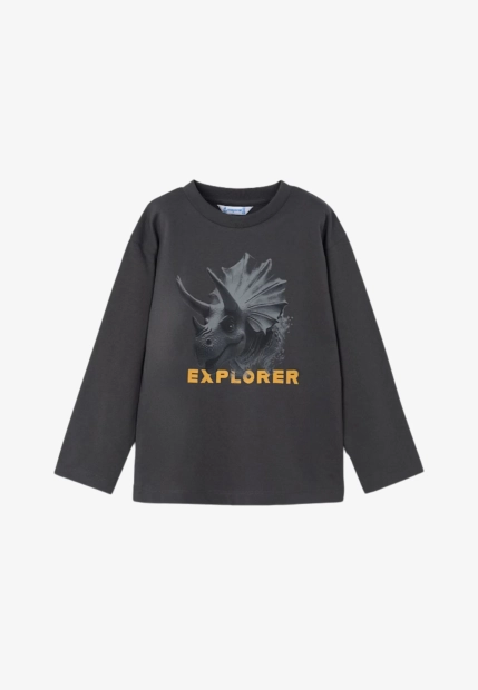 T-SHIRT CHŁOPIĘCY Z NADRUKIEM MAYORAL 4090