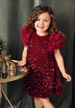 SUKIENKA DZIEWCZĘCA Z CEKINAMI I TIULEM MAYORAL 5529