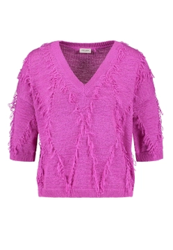 SWETER DAMSKI Z FRĘDZLAMI GERRY WEBER 171026-35717