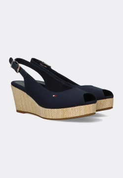 SANDAŁY DAMSKIE NA KOTURNIE TOMMY HILFINGER FW0FW04788