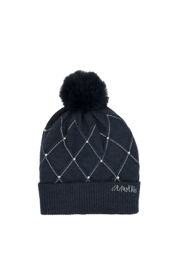 CZAPKA DAMSKA Z POMPONEM ANEKKE MADEMOISELLE 41491-322