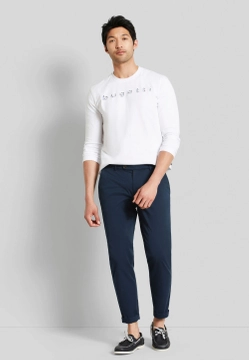 SPODNIE MĘSKIE CHINO Z ELASTYCZNEJ BAWEŁNY BUGATTI 4384 56373A