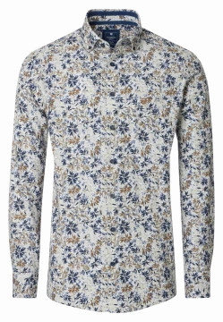 KOSZULA MĘSKA Z WZOREM W LIŚCIE REDMOND 252460111