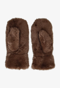 FUTRZANE RĘKAWICZKI DAMSKIE JEDNOPALCZASTE DIANA & CO DND8661