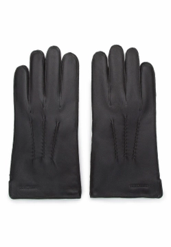 SKÓRZANE MĘSKIE RĘKAWICZKI Z MARSZCZENIAMI WITTCHEN 44-6A-002-1