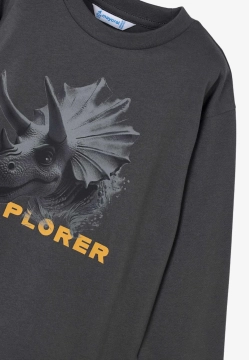 T-SHIRT CHŁOPIĘCY Z NADRUKIEM MAYORAL 4090