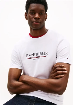 T-SHIRT MĘSKI Z KRÓTKIM RĘKAWEM TOMMY HILFIGER MW0MW40324
