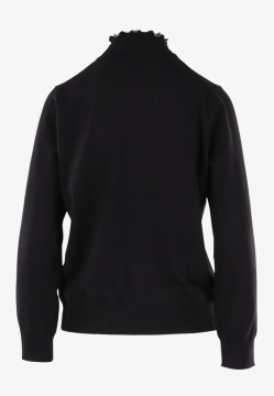 PÓŁGOLF DAMSKI Z FALBANKOWYM OZDOBNYM WYKOŃCZENIEM Z DOMIESZKĄ WEŁNY EKS W1235