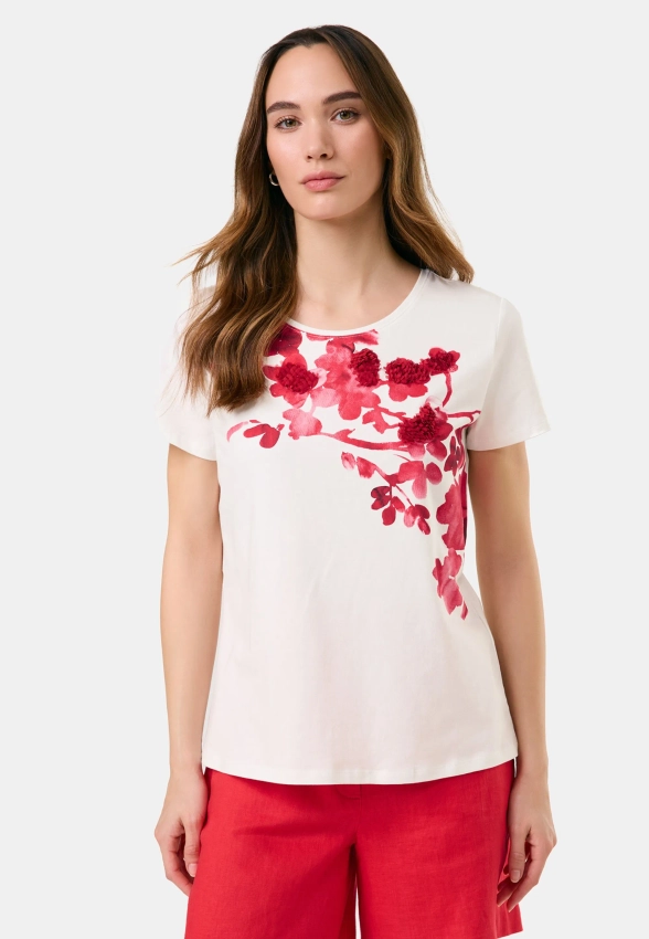 T-SHIRT DAMSKI TAIFUN 771348-16203