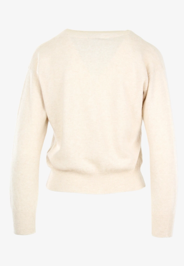 SWETER DAMSKI Z DOMIESZKĄ WEŁNY WISKOZAY I KASZMIRU EMME MARELLA DIMITRI