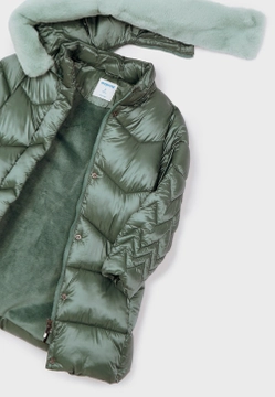 KURTKA PIKOWANA DŁUGA DLA DZIEWCZYNKI ECOFRIENDS MAYORAL 4488