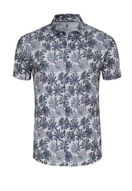 KOSZULA MĘSKA Z KRÓTKIM RĘKAWEM DESOTO 82132-3