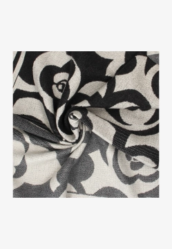 SZAL DAMSKI Z WISKOZY I WEŁNY Z ALPAKI YINHJ1625