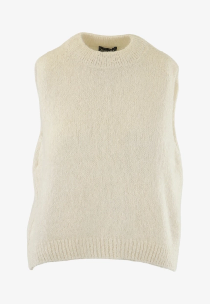 MOHEROWA KAMIZELKA DAMSKA Z DOMIESZKĄ WEŁNY 5081HER