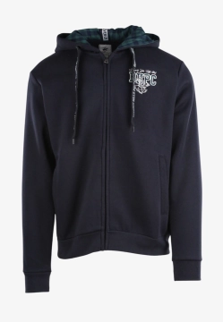 BLUZA MĘSKA ZAPINANA NA ZAMEK Z KAPTUREM BEVERLY HILLS POLO CLUB F447170