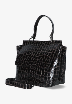 SKÓRZANA TOREBKA DAMSKA BRUNATE ST370