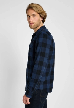 KOSZULA MĘSKA Z DŁUGIM RĘKAWEM W KRATĘ LEE 112355747