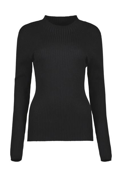 T-SHIRT DAMSKI Z DŁUGIM RĘKAWEM W PASKI BLUE SEVEN 248036