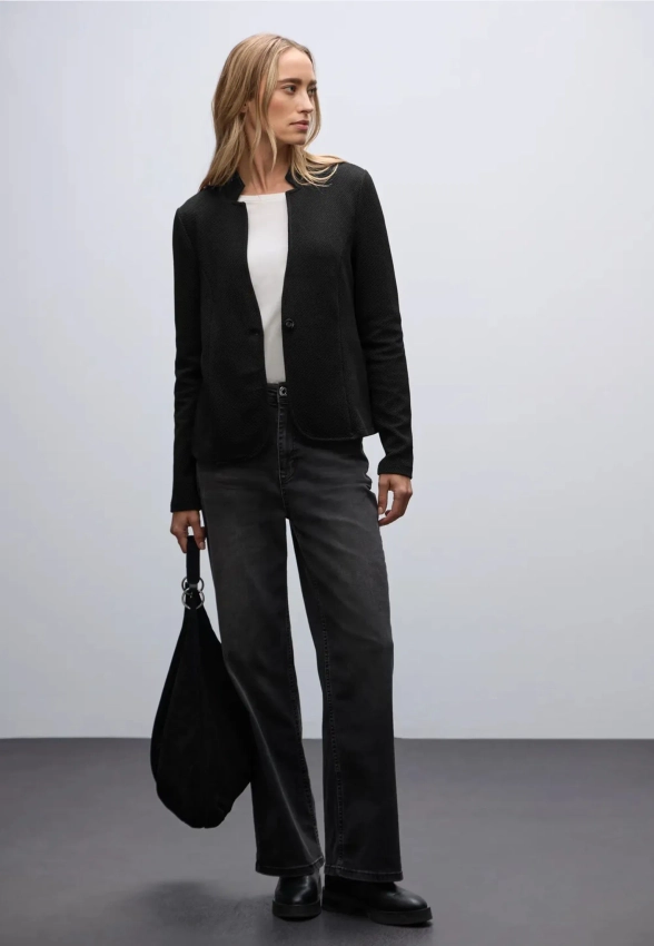 MARYNARKA DAMSKA Z DZIANINY STREET ONE 5 212775