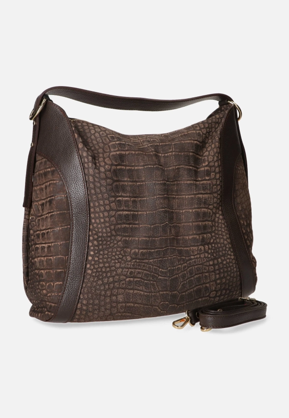 SKÓRZANA DUŻA TOREBKA BRUNO ROSSI N43G