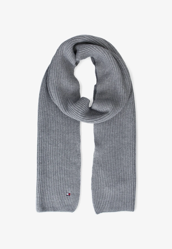 KOMPLET MĘSKI CZAPKA I SZALIK Z DOMIESZKĄ KASZMIRU TOMMY HILFIGER AM0AM13807C