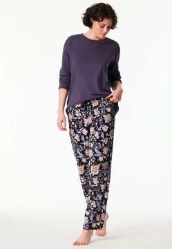 DŁUGIE SPODNIE PIŻAMOWE DAMSKIE SCHIESSER 182102