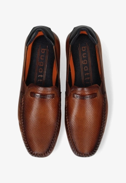 SKÓRZANE MOKASYNY MĘSKIE BUGATTI 321A2X6G4000