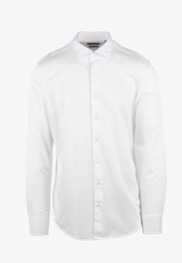 DŻERSEJOWA KOSZULA MĘSKA Z DŁUGIM RĘKAWEM PIERRE CARDIN C6 71410 0514