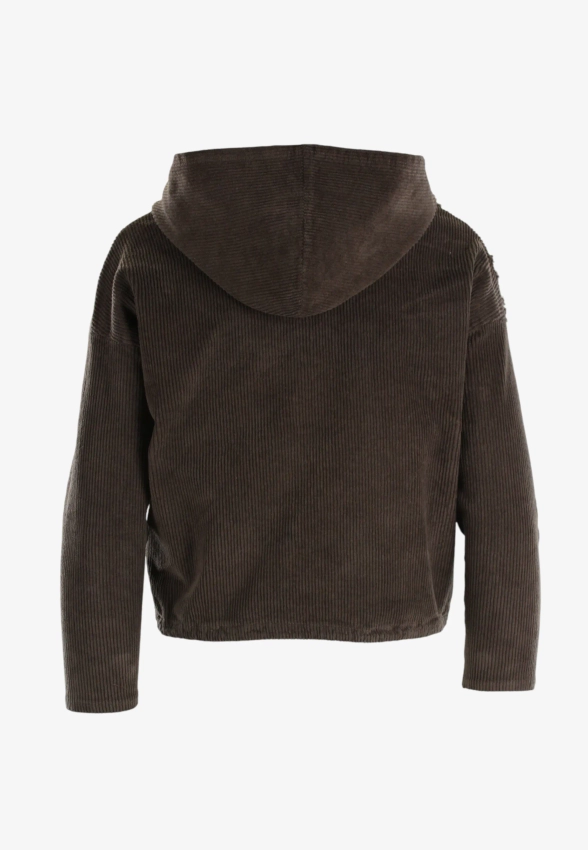 SZTRUKSOWA BLUZA DAMSKA Z KAPTUREM HAILYS TIP-25617